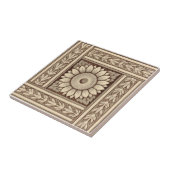 VT0074再生のアンティークTransferware タイル (側面)