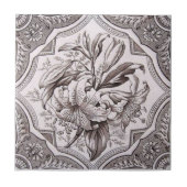 VT0076再生のアンティークTransferware タイル (正面)