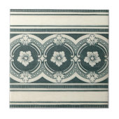 VT0077再生のアンティークTransferware タイル (正面)