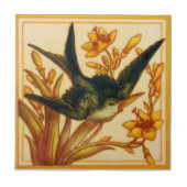 VT0081再生のアンティークTransferware タイル (正面)