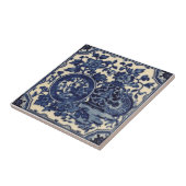 VT0098再生のアンティークTransferware タイル (側面)