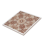 VT0100再生のアンティークTransferware タイル (側面)