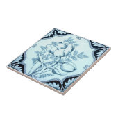 VT0101再生のアンティークTransferware タイル (側面)