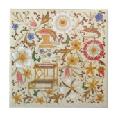 VT0105再生のアンティークTransferware タイル (正面)