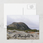 Vt，マンスフィールド山 ポストカード (正面/裏面)