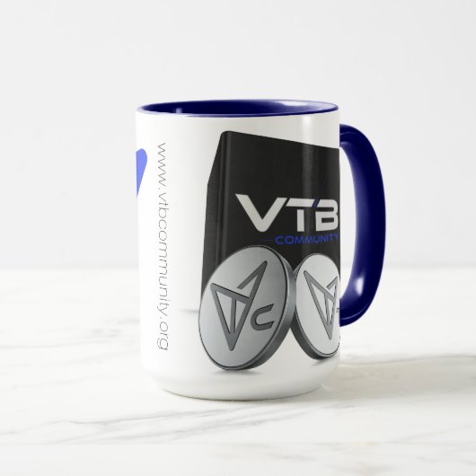 VTBCommunity Mug 15オンス マグカップ (正面右)