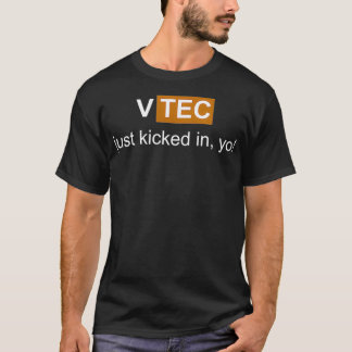 Vtecは単にモトスポーツの車の男のガソリンrwdを蹴った Tシャツ