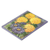 VTGボタニカルアスター&コンフラワースパイラルノート ノートブック (左側)