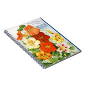 VTGボタニカルナスタスティウムスパイラルノートブック ノートブック (右側)