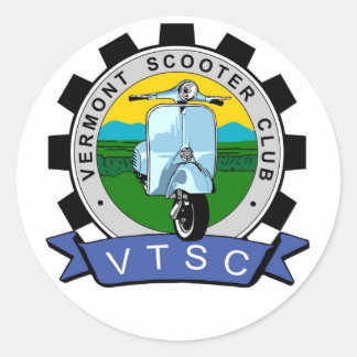 VTScootラウンドステッカー ラウンドシール