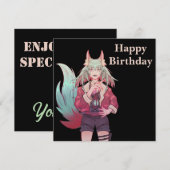 VTuber Anime girl (正面/裏面)