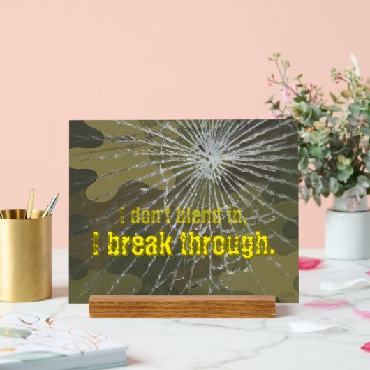 VTVB-BREAKTHRU1-AS - Acrylic Sign アクリルサイン (ウェディング)