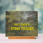 VTVB-BREAKTHRU-AS - Acrylic Sign アクリルサイン (ニュートラル)