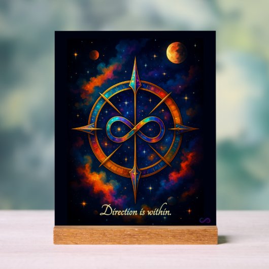 VTVB-DIRECTION2-AS - Acrylic Sign アクリルサイン (ニュートラル)