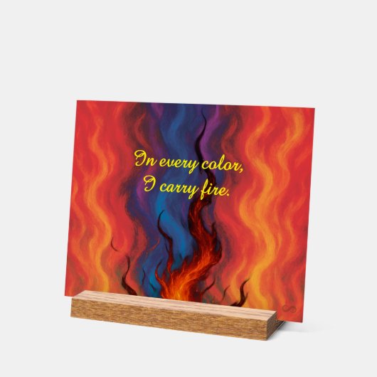 VTVB-I-CARRYFIRE-AS - Acrylic Sign アクリルサイン (傾斜)