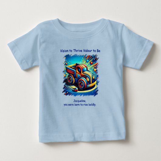 VTVB-RISEBOLDLY-BT - ベイビートップ ベビーTシャツ (正面)