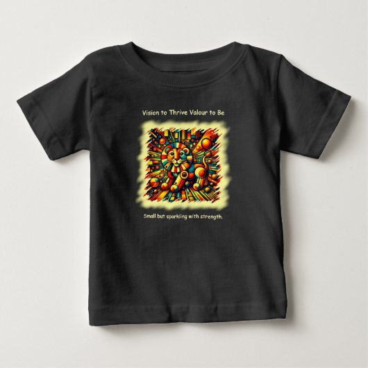 VTVB-SPARKLINGSTRENGTH-BT - ベビートップス ベビーTシャツ (正面)