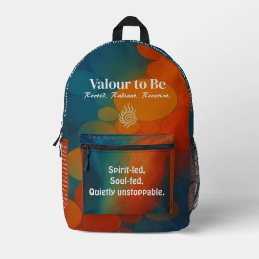 VTVB-SPIRITLED2-BP - Backpack プリントバックパック (正面)