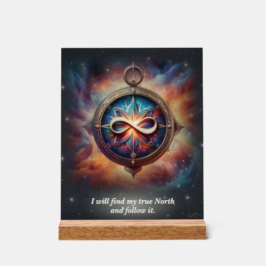 VTVB-TRUENORTH3-AS - Acrylic Sign アクリルサイン (正面)