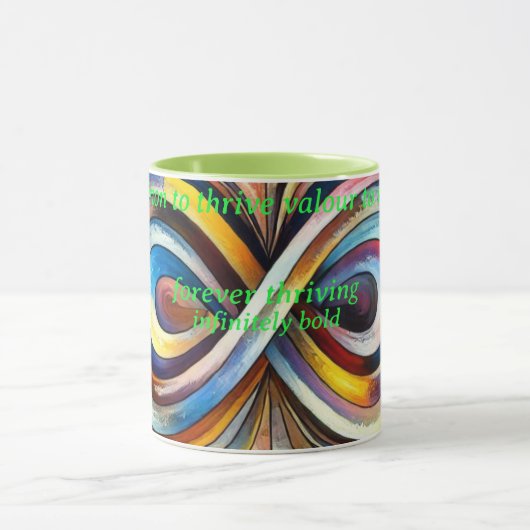 VTVR-Abstract-PInfinity2CMUG - コンボマグ マグカップ (中央)