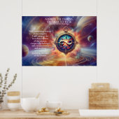 VTVR-ABSTRACTCOMPASS1A-POSTER - ポスター (キッチン)