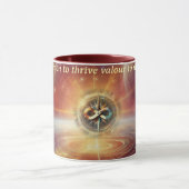 VTVR-ABSTRACTCOMPASS4-CM - コンボマグ マグカップ (中央)
