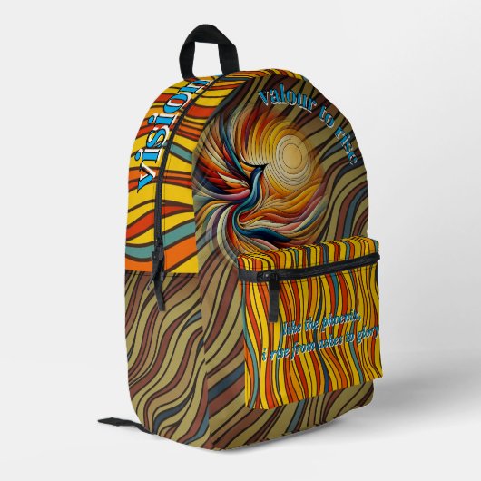 VTVR-AGPHOENIX2-BP - Backpack プリントバックパック (裏面左端)