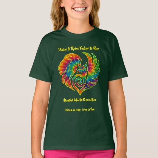 VTVR-DREAMCOLOR1-YG-T - Tシャツ (正面)