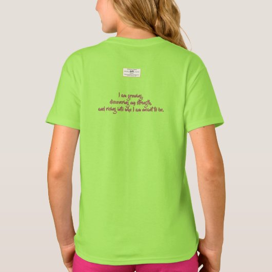 VTVR-FEARLESSFOCUSED1-YG-T - T-Shirt Tシャツ (裏面)