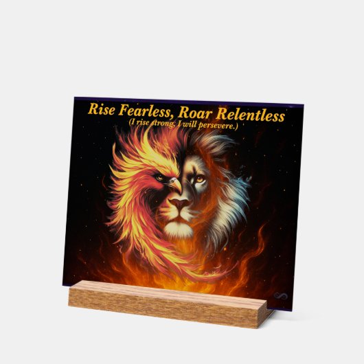 VTVR-PHOENIXLION36-AS - Acrylic Sign アクリルサイン (傾斜)