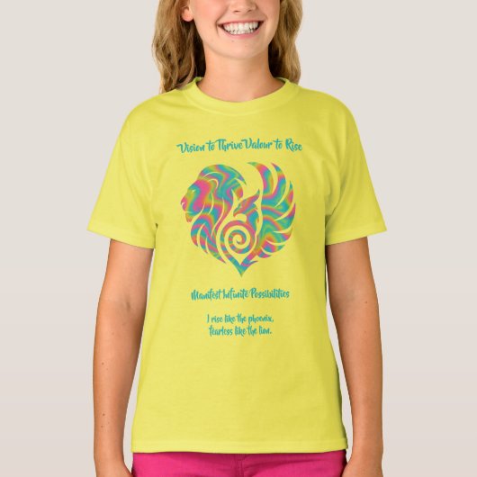 VTVR-RISEFEARLESS2-YG-T - Tシャツ (正面)