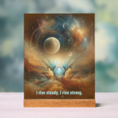 VTVR-RISESTEADY-AS - Acrylic Sign アクリルサイン (ニュートラル)