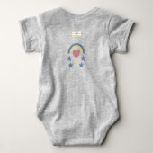 VTVR-SLEEPINGBABIES2-BB - Baby Bodysuit ベビーボディスーツ (裏面)