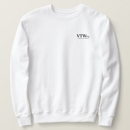 VTWメンズクルーネックスウェットシャツ スウェットシャツ (デザイン正面)