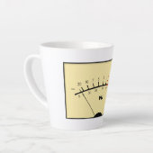 VUメーター カフェラテマグ (左アングル)