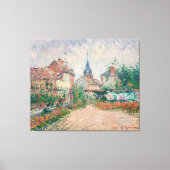  Vue de Saint-Cyr-du-Vaudreuil, Eure  キャンバスプリント (正面)