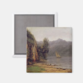 Vue du Lac Leman、c.1873-77 マグネット (正面/裏面)
