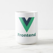 Vue JS フロントエンド コーヒーマグカップ (中央)