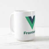 Vue JS フロントエンド コーヒーマグカップ (正面左)