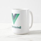 Vue JS Frontend コーヒーマグカップ (正面右)