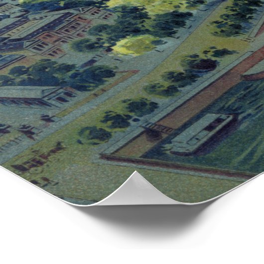 Vue panoramique de l'exposition universelle 1900 ポスター (角)