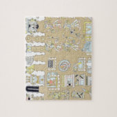 「Vues des Cordillieresからのメキシコ象形文字、 ジグソーパズル (縦)