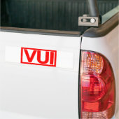 Vuiスタンプ バンパーステッカー (トラック上)