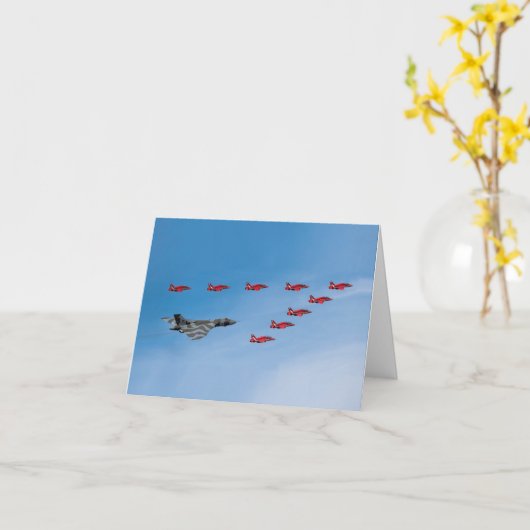 Vulcanの挨拶XH558 カード (黄色い花)