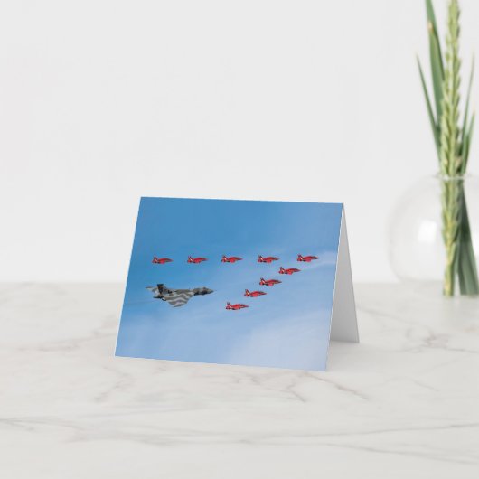 Vulcanの挨拶XH558 カード (正面)