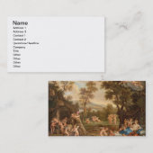 Vulcanの炉、18世紀の金星 名刺 (正面/裏面)