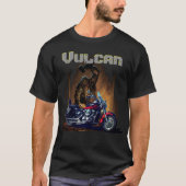 Vulcan偽造者のオートバイのデザイン Tシャツ (正面)