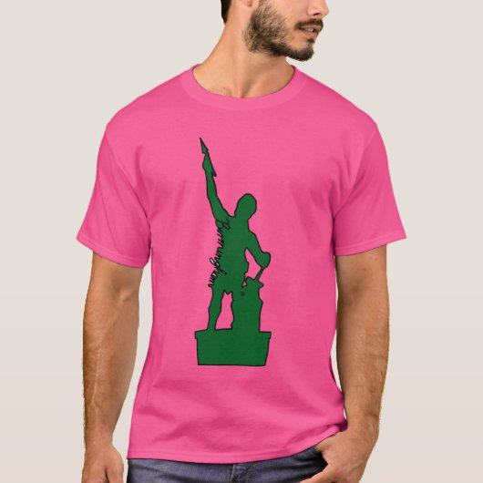 Vulcan Birmingham Alabama Green Tシャツ (正面)