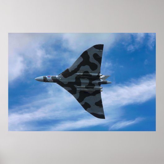 Vulcan bomber in flight ポスター (正面)
