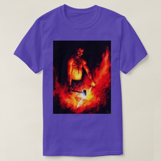 Vulcan God of the Forge T Tシャツ (デザイン正面)